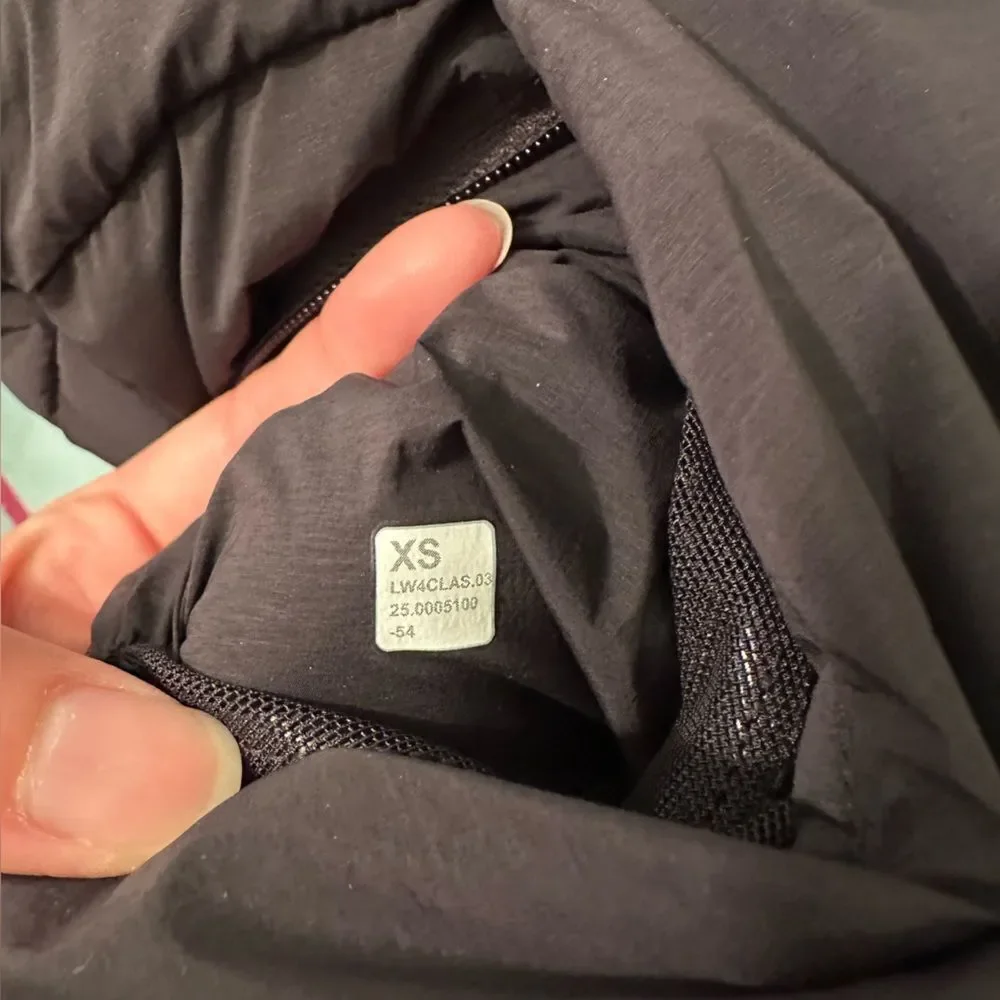 NWT XS Lululemon Cinch-Waist 600 Down Fill Puffer Relaxed Fit - Black